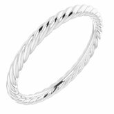 52097 / Band / Continuum Sterling Silver / Heart / 07.00X07.00 Mm / 7 / Poliert / Band
