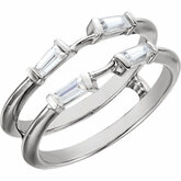 Diamond Accented Ring Guard or Mounting