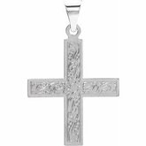 Greek Cross Pendant with Ornate Design
