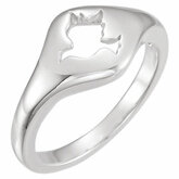 Ring Mounting with Dove Shape