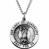 Round Our Lady of Guadalupe Medal