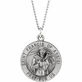 Round St. Francis of Assisi Medal