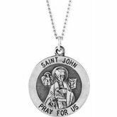 Round St. John the Evangelist Medal