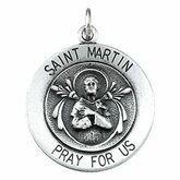 Round St. Martin de Porres Medal