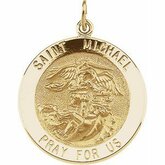 Round St. Michael Medal