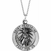 Round St. Peregrine Medal