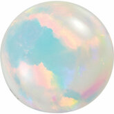 Square Lab Created White Opal